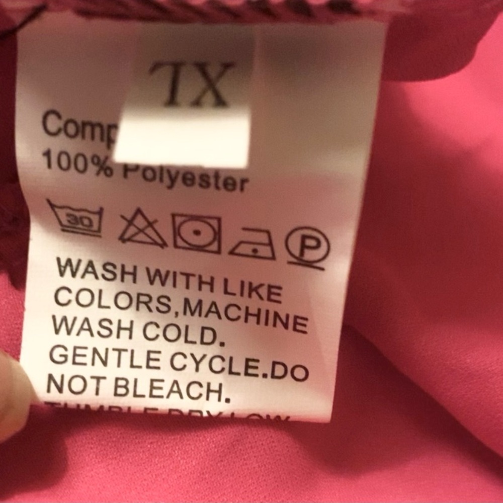 C+D+M Pink Peasant Dress Size XL - Picture 8 of 9